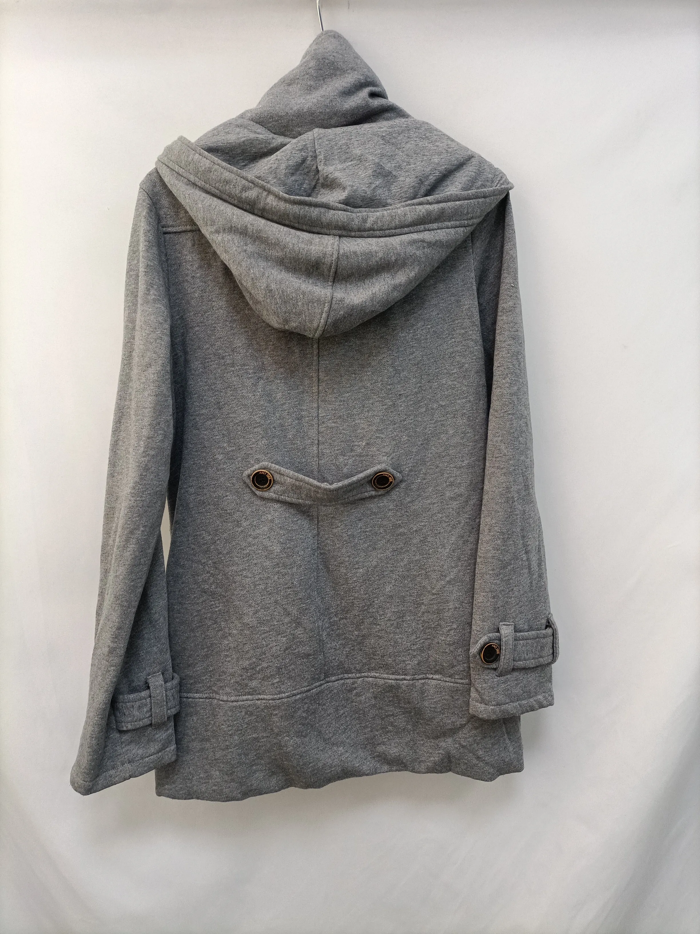 AMY GEE. Abrigo cruzado gris T.s