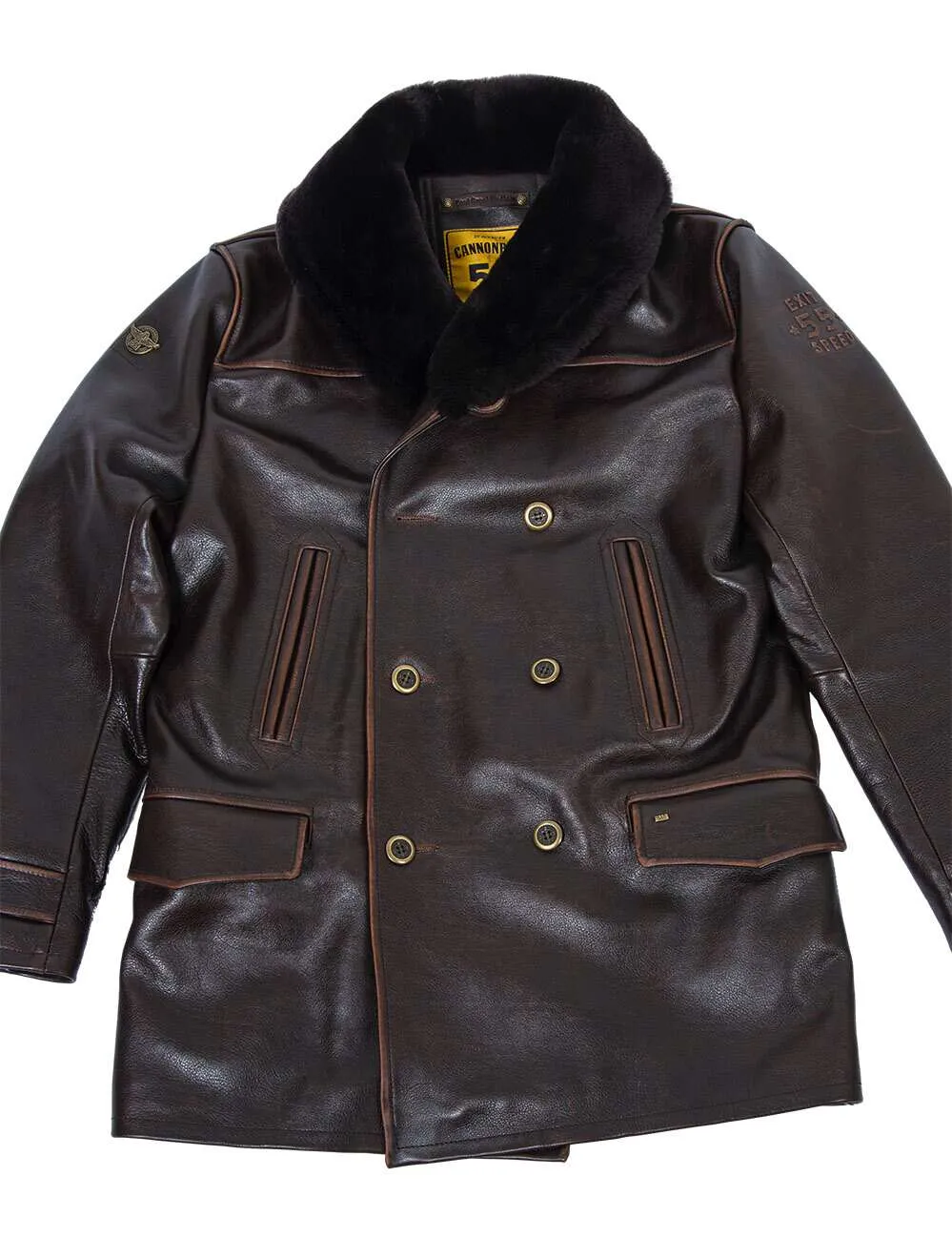 Great Western Winter Leather Peacoat Art. 709
