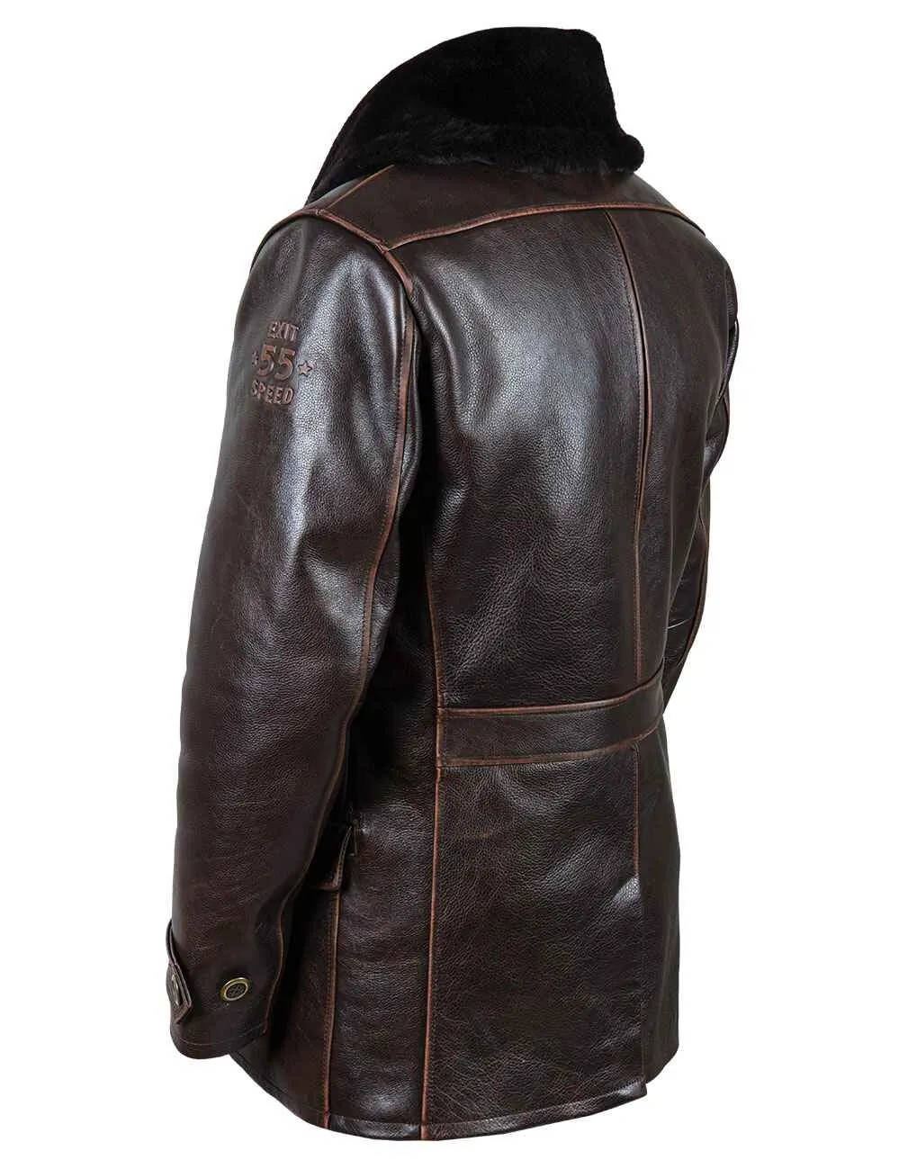 Great Western Winter Leather Peacoat Art. 709