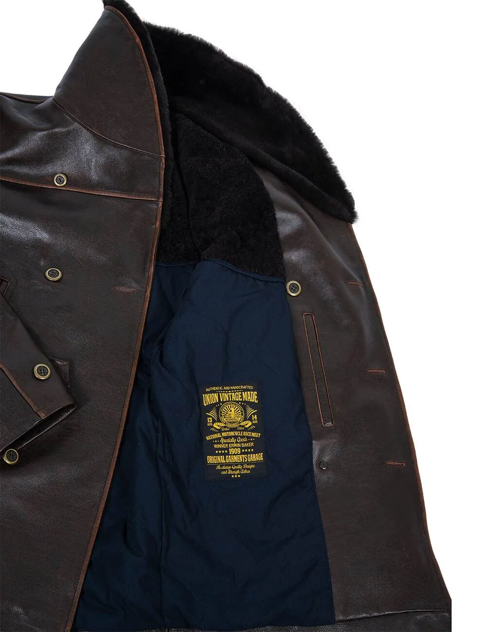 Great Western Winter Leather Peacoat Art. 709