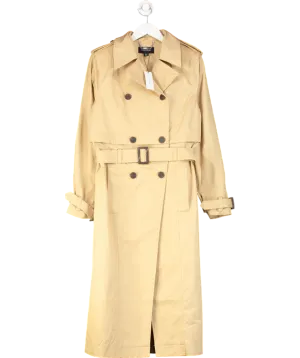 Karen Millen Beige Tailored Cotton Multiway Trench Coat UK 10