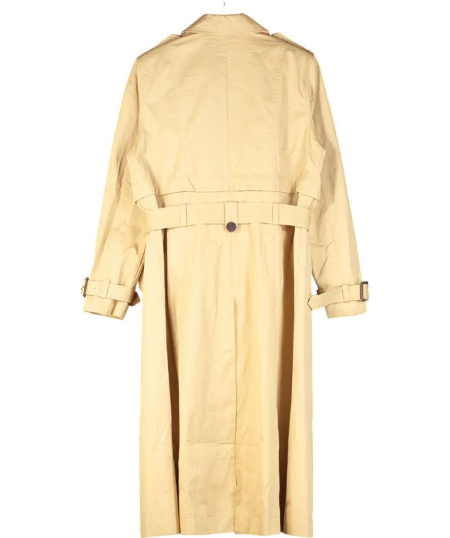 Karen Millen Beige Tailored Cotton Multiway Trench Coat UK 12